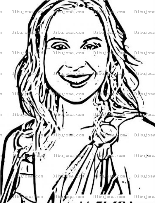 Dibujo para colorear Elisabethhasselbeck Online Coloring Page Dibujo De Elisabeth Hasselbeck Para Pintar Y Colorear