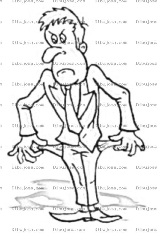 Dibujo para colorear Sindinero Dibujo De Jefe Sin Ni Un Len Paea Pintar Y Colorear Hombre Sin Dinero