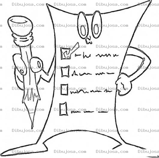 Dibujo para colorear Encuestas Dibujo De Una Encuesta Para Pintar Y Colorear Encuesta Online
