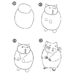 Dibujo para colorear Como Aprender A Dibujar Un Hamster En Solo 4 Pasos Para Pintar Y Colorear