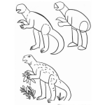 Dibujo para colorear Como Aprender A Dibujar Un Drinosaurio En 3 Pasos Para Pintar Y Colorear Clases De Dibujo Gratis