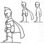 Dibujo para colorear Como Aprender A Dibujar A Un Super Heroe Para Pintar Y Colorear Dibujo de Superheroe
