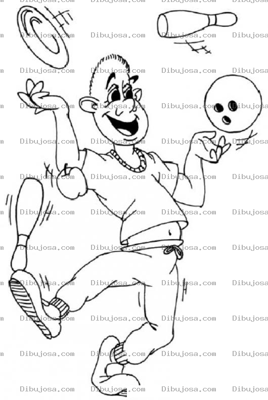 Dibujo para colorear Malavaristas Dibujo De Chico Malavarista Haciendo Malavares Con 5 Objetos Para Pintar Y Colorear