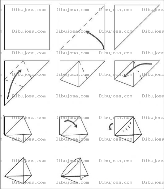 Dibujo para colorear Como Hacer Un Vaso De Agua Con Una Hoja De Papel Instrucciones Faciles Para Crear Un Util Vasito De Agua Completemente Impermeable Con Origami