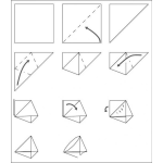 Dibujo para colorear Como Hacer Un Vaso De Agua Con Una Hoja De Papel Instrucciones Faciles Para Crear Un Util Vasito De Agua Completemente Impermeable Con Origami