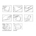 Dibujo para colorear Instrucciones Para Hacer Una Caja De Papel En Origami Paso A Paso
