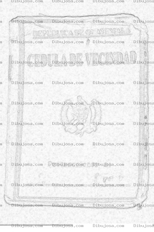 Dibujo para colorear Colorear Cedula De Vecindad Viejita