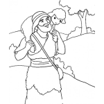 Dibujo para colorear Dibujo Biblico De La Oveja Perdida Para Pintar Y Colorear