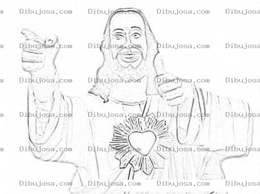 Dibujo para colorear Yo Tengo Un Amigo Que Me Ama Dibujo De Mi Amigo JESUS Para Pintar Y Colorear