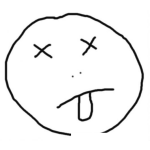 Dibujo para colorear Carita De Muerto Para Pintar Y Colorear