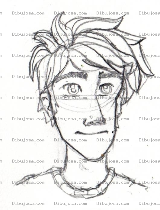 Dibujo para colorear Dibujo De Chico Rubio Para Pintar Y Colorear