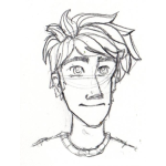 Dibujo para colorear Dibujo De Chico Rubio Para Pintar Y Colorear
