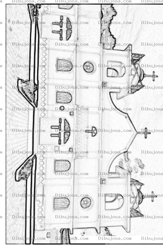 Dibujo para colorear Iglesia Catolica Del Pajon Para Colorear Y Pintar