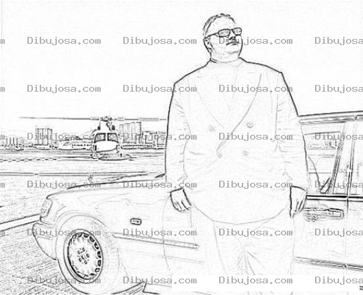 Dibujo para colorear Kim Schmitz Fundado De Megaupload En Dibujo Para Pintar Y Colorear A Kimble Kimdotcom Schmits