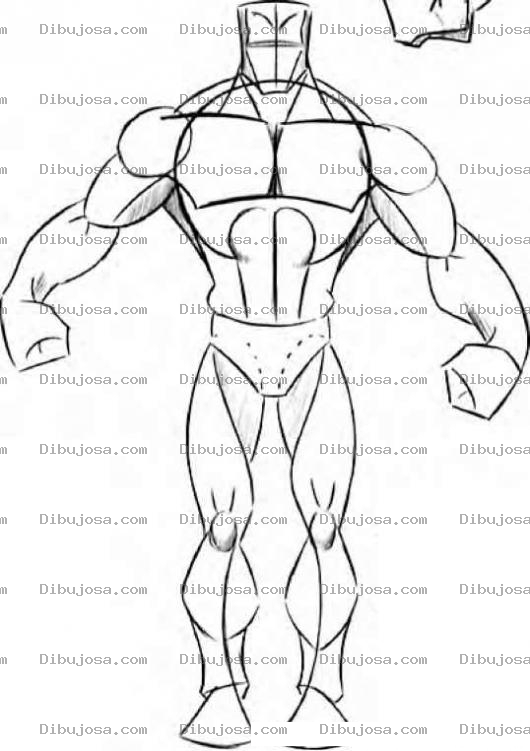 Dibujo para colorear Cuerpo De Ironman Para Pintar Y Colorear