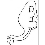 Dibujo para colorear Dinosaurio de cuello largo