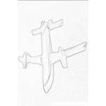 Dibujo para colorear Colorear Un Avion De Juguete Volando