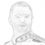 Dibujo para colorear Juan Pablo Montoya En Dibujo Para Colorear