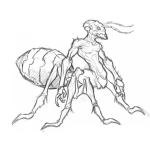 Dibujo para colorear Hormiga Centauro Para Pintar Y Colorear