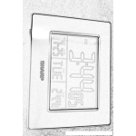 Dibujo para colorear Reloj Digital De Pared Sharp Para Colorear Y Pintar