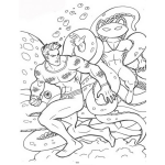 Dibujo para colorear Dibujo De Aquaman Para Pintar Y Colorear