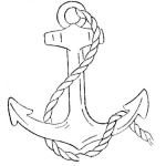 Dibujo para colorear Ancal De Barco Para Pintar Y Colorear