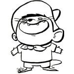 Dibujo para colorear Dibujo De Raton Mexicano Para Pintar Y Colorear