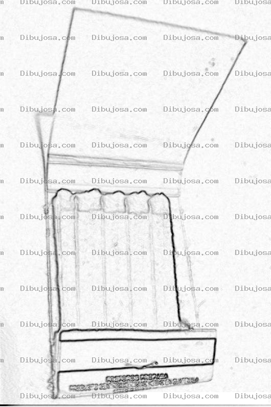 Dibujo para colorear Colorear Carterita De Fosforos