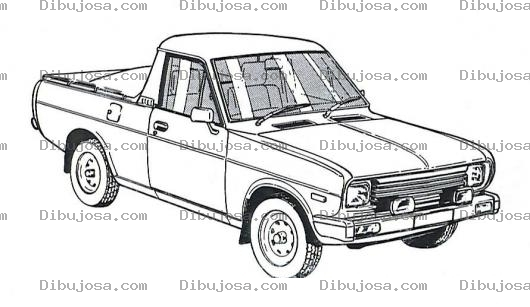 Dibujo para colorear Picopito Datsun Para Pintar Y Colorear