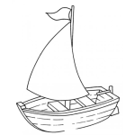 Dibujo para colorear Dibujo De Velerito Para Pintar Y Colorear