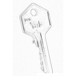 Dibujo para colorear Llave Yale Para Colorear Y Pintar