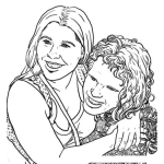 Dibujo para colorear Dibujo De Pareja De Novios Para Pintar Y Colorear Novio Con Pelo Largo