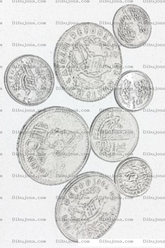 Dibujo para colorear Monedas De Guatemala Para Colorear Y Pintar