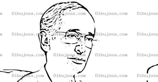Dibujo para colorear Alvarocolom Dibujo Del Expresidente De Guatemala Del 2008 Al 2011 Alvaro Colom Para Pintar Y Colorear