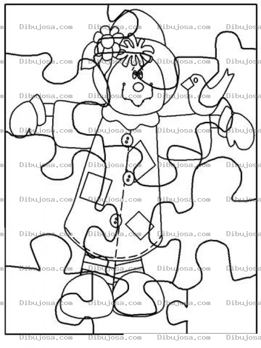 Dibujo para colorear Colorear Rompecabezas De Payaso Para Pintar