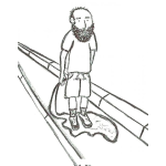 Dibujo para colorear Dibujo De Hombre Con Una Cuerda Para Saltar