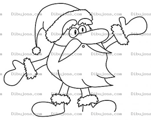 Dibujo para colorear Dibujo De Santaclos Enanito Para Pintar Y Colorear