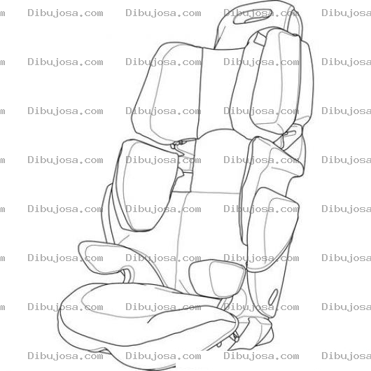 Dibujo para colorear Silon De Bebe Para Pintar Y Colorear