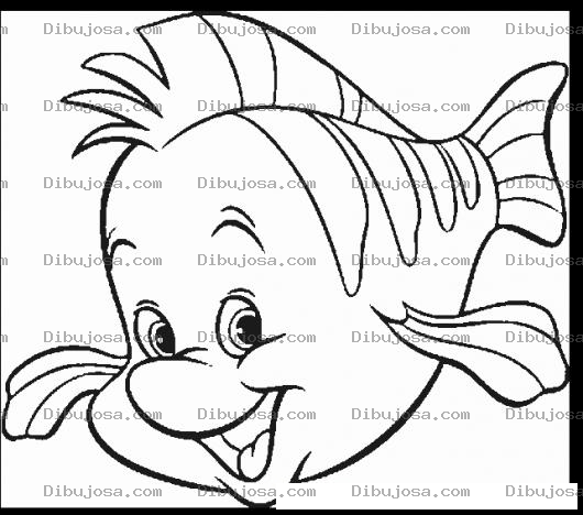 Dibujo para colorear Dibujo De Pescadito Nemo Para Pintar Y Colorear