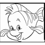Dibujo para colorear Dibujo De Pescadito Nemo Para Pintar Y Colorear