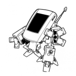 Dibujo para colorear Dibujo De Celular Transformer Para Pintar Y Colorear