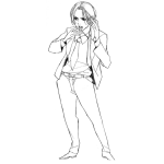 Dibujo para colorear Dibujo De Mujer Espia Para Pintar Y Colorear