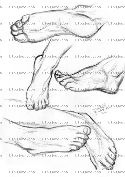 Dibujo para colorear Dibujo De Pies Para Pintar Y Colorear