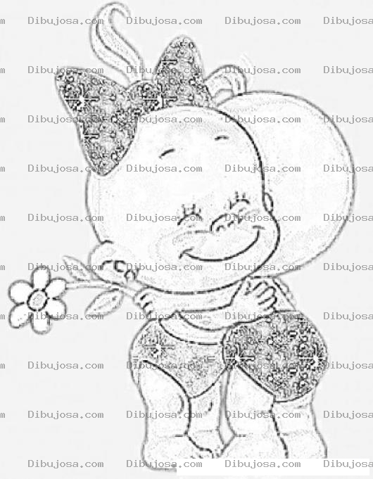 Dibujo para colorear Bebes Abrazados Para Pintar Y Colorear Abrazo De Bebitos