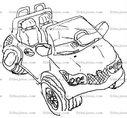 Dibujo para colorear Smart Toyota Para Pintar Y Colorear Dibujo De Smarttoyota Descapotable