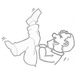 Dibujo para colorear Dibujo De Hombe Muriendose De Risa Para Pintar Y Colorear