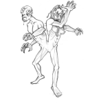 Dibujo para colorear Dibujo De Sombis Siameses Para Pintar Y Colorear