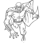 Dibujo para colorear Dibujo De Magnus De Los X Men Para Pintar Y Colorear