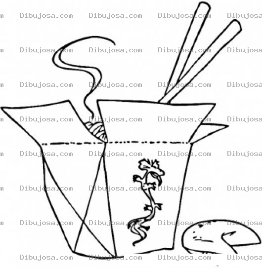 Dibujo para colorear Colorear Chaomin y wantan