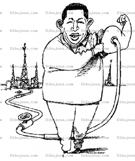 Dibujo para colorear Dibujo De Chavez Fuerte Y Musculoso Para Pintar Y Colorear